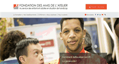 Desktop Screenshot of fondation-amisdelatelier.org